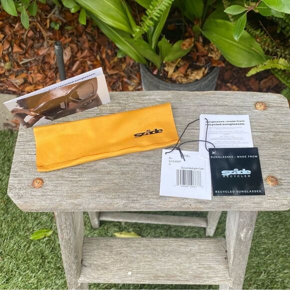 NIB New Women's SZADE Ellis Black/Caper Polarized Sunglasses Sunnies Sustainable - Picture 10 of 13